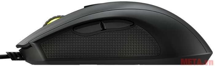 Chuột game Mionix Castor (quang) thiết kế 2 phím đặc biệt ở bên hông.