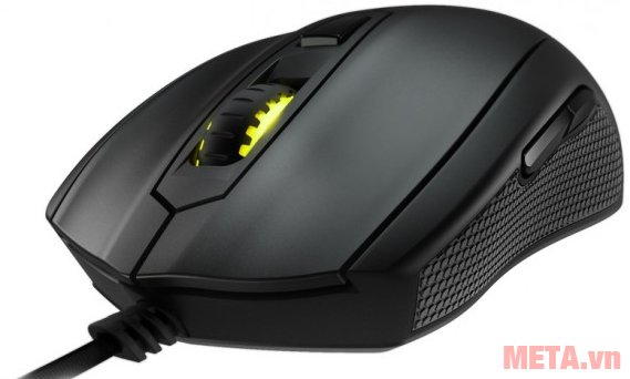 Chuột game Mionix Castor (quang) thiết kế nhỏ gọn, giúp cầm nắm dễ dàng.