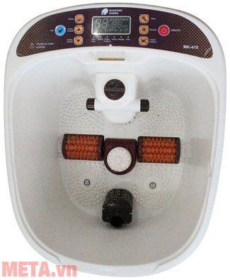 Bồn massage chân Buheung MK-415 có khả năng làm nóng hiện đại. Bồn massage chân Buheung MK-415 có khả năng làm nóng hiện đại.