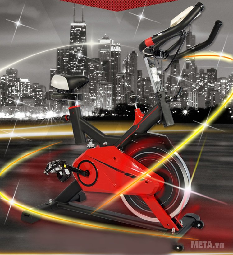 Xe đạp tập Mofit MHS 615 thiết kế chân đế ổn định có độ ma sát cao Xe đạp tập Mofit MHS 615 thiết kế chân đế ổn định có độ ma sát cao
