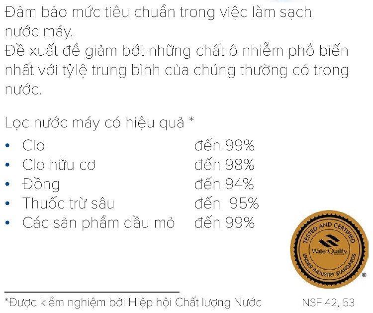 Lõi lọc nước Barrier Standard FC-STD cho máy và ca lọc nước Barrier