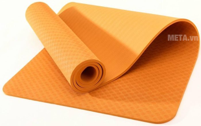 Hình ảnh thảm Yoga TPE 8 ly màu cam