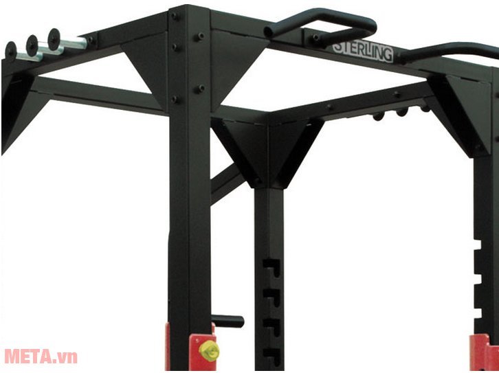 Khung gánh tạ Impulse SL7015 được làm bằng các ống thép không gỉ 