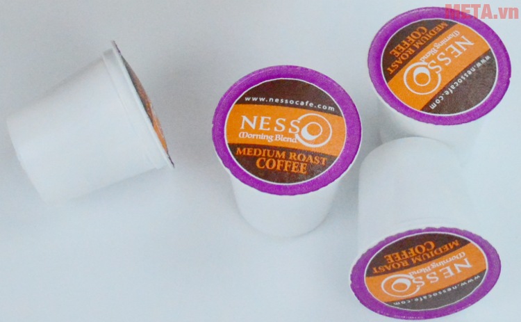 Viên nén cafe Kcup Nesso Morning Blend với thùng 250 viên. Viên nén cafe Kcup Nesso Morning Blend với thùng 250 viên.