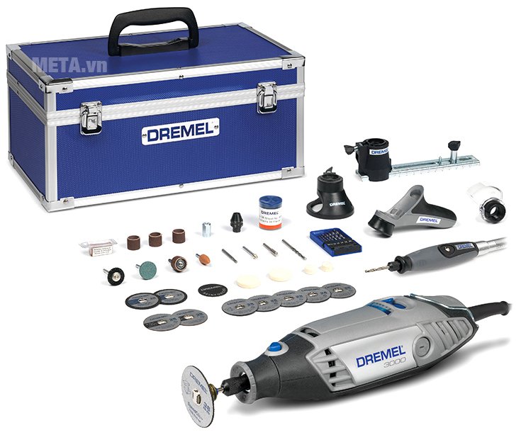 Bộ dụng cụ đa năng Dremel 3000 5/70 Gold kit (hộp nhôm) Bộ dụng cụ đa năng Dremel 3000 5/70 Gold kit (hộp nhôm)
