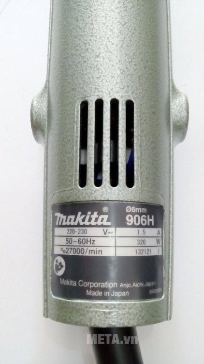 Máy mài khuôn Makita 906H có tốc độ không tải 25.000 vòng/phút