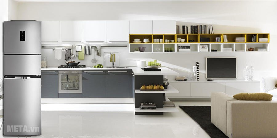 Tủ lạnh Inverter 260 lít Electrolux EME2600MG làm nổi bật không gian bếp nhà bạn Tủ lạnh Inverter 260 lít Electrolux EME2600MG làm nổi bật không gian bếp nhà bạn