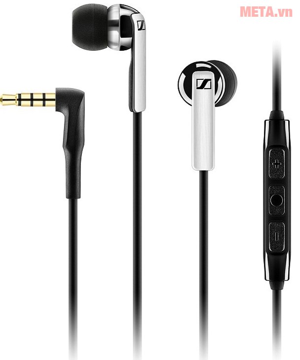 Tai nghe Sennheiser CX 2.00i có kiểu dáng tiện lợi, gọn nhẹ 