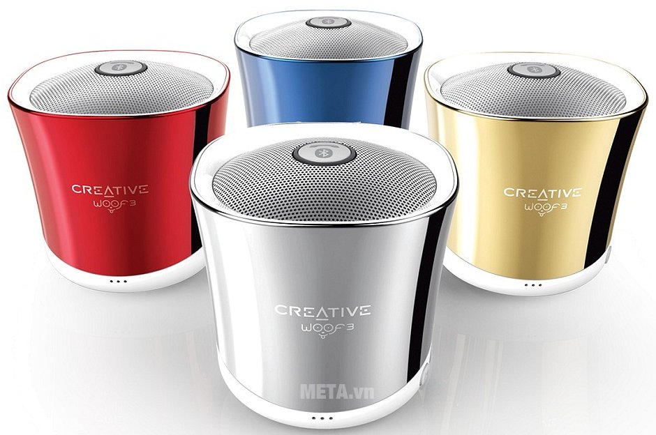 Loa Creative Woof 3 Bluetooth có nhiều màu sắc cho bạn lựa chọn