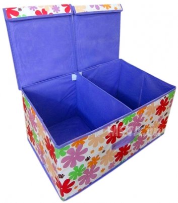Hộp đựng đồ 2 nắp 2 ngăn