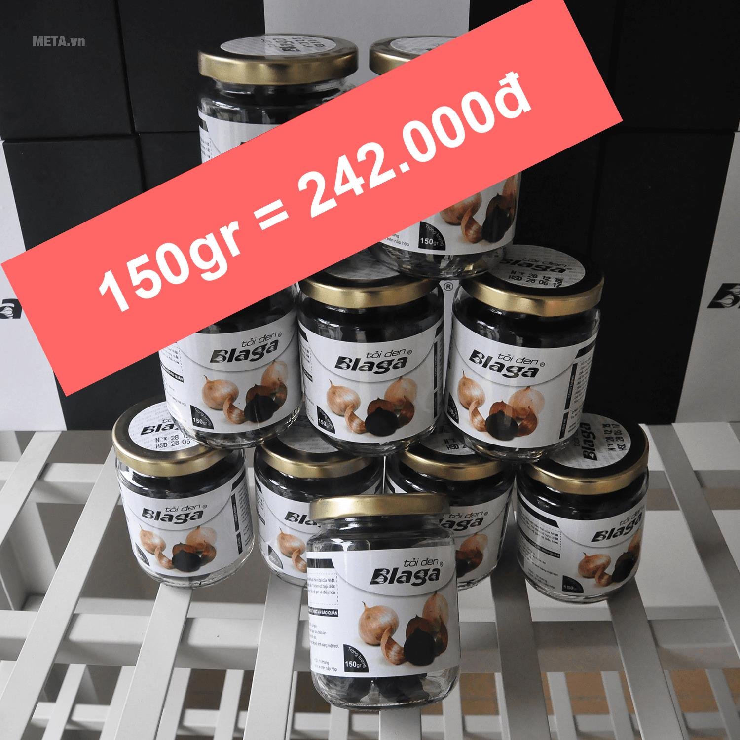 Lọ tỏi đen Blaga