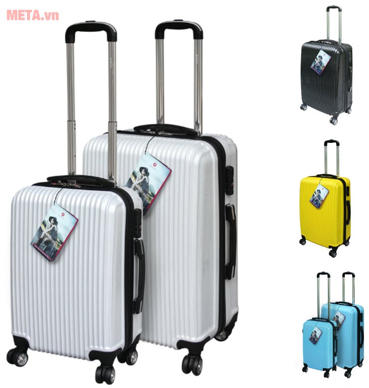 Bộ 2 vali kéo cao cấp Brothers 20 và 24 inch 1508 Line có nhiều màu sắc cho bạn lựa chọn 