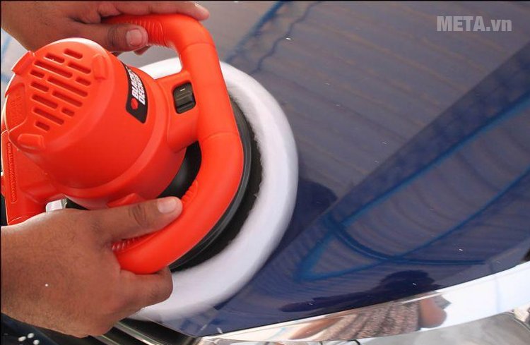 Máy đánh bóng Black&Decker KP1200 thiết kế tay cầm chắc chắn Máy đánh bóng Black&Decker KP1200 thiết kế tay cầm chắc chắn