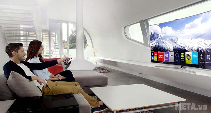 Tivi Samsung Cong Smart 49 inch 49K6300 với chất lượng hình ảnh sắc nét