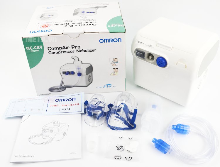 Máy xông mũi họng Omron NE-C29 là phương pháp được sử dụng phổ biến tại các bệnh viện, phòng khám và tại nhà Máy xông mũi họng Omron NE-C29 là phương pháp được sử dụng phổ biến tại các bệnh viện, phòng khám và tại nhà