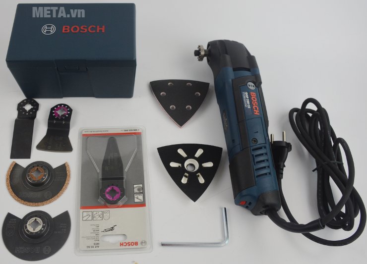 Máy cắt đa năng Bosch GOP 250 CE trọn bộ Máy cắt đa năng Bosch GOP 250 CE trọn bộ