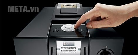 Máy pha cà phê tự động Jura Impressa F9 Piano Black có màn hình dễ sử dụng