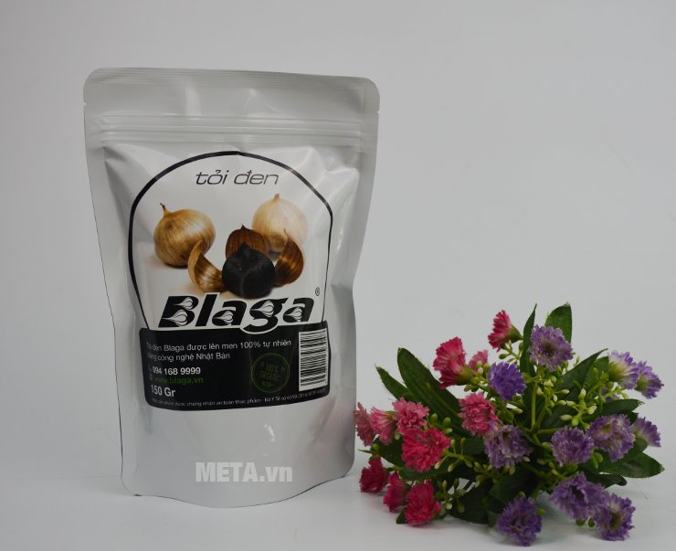 Tỏi đen Blaga loại túi 150g Tỏi đen Blaga loại túi 150g