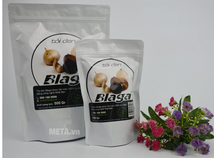 Tỏi đen Blaga có túi 150g và 500g cho bạn lựa chọn Tỏi đen Blaga có túi 150g và 500g cho bạn lựa chọn