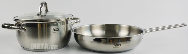Bộ nồi Elo Zeta 6 chiếc với nồi nhỏ và chảo