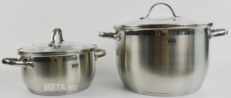 Bộ nồi Elo Zeta 6 chiếc với nồi to và nồi nhỏ