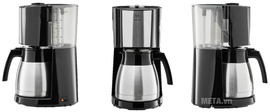 Máy pha cà phê giấy lọc Melitta Enjoy TopTherm nhìn từ góc độ khác nhau