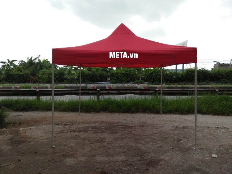 Bạt mái nhà bạt di động 3m x 3m màu đỏ 