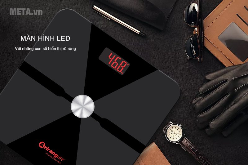 Cân sức khỏe thông minh ArirangLife AR-SS16D có đèn Led hiển thị 
