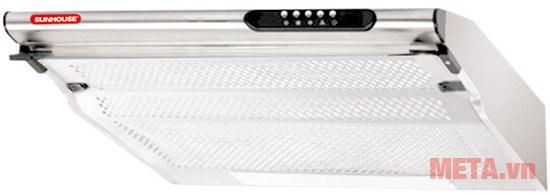 Máy hút mùi vỏ Inox Sunhouse SHB6116I có thiết kế tiện lợi 