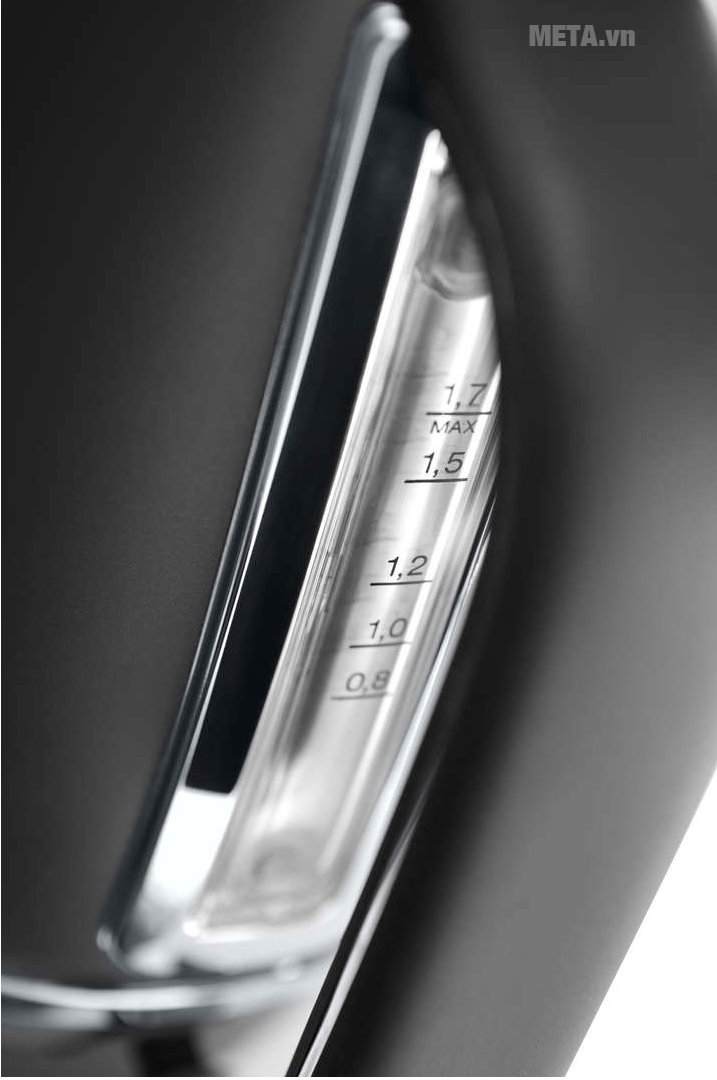 Ấm siêu tốc Delonghi Distina KBI 2001.BK có dung tích 1,7 lít 