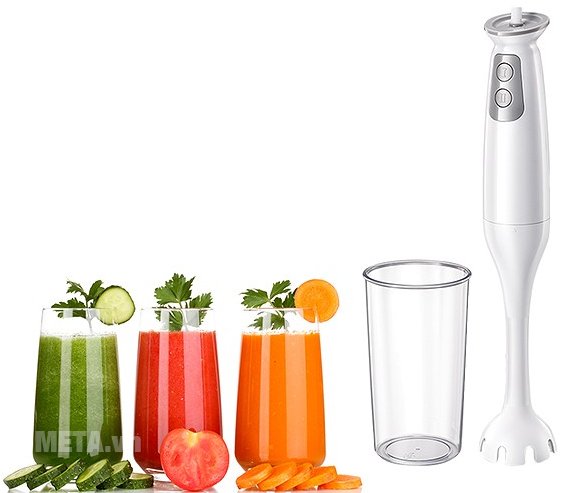 Máy xay cầm tay Midea MJ-BH40C1 giúp bạn có những ly sinh tố thơm ngon 
