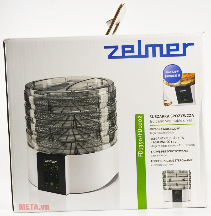 Bao bì máy sấy thực phẩm Zelmer FD1002  Bao bì máy sấy thực phẩm Zelmer FD1002