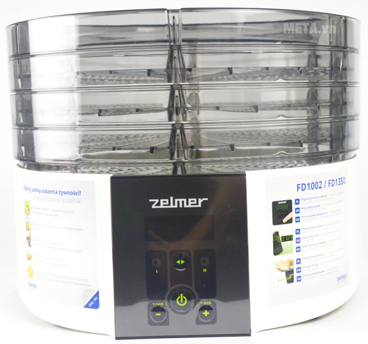Máy sấy thực phẩm Zelmer FD1002 có thiết kế tiện lợi  Máy sấy thực phẩm Zelmer FD1002 có thiết kế tiện lợi