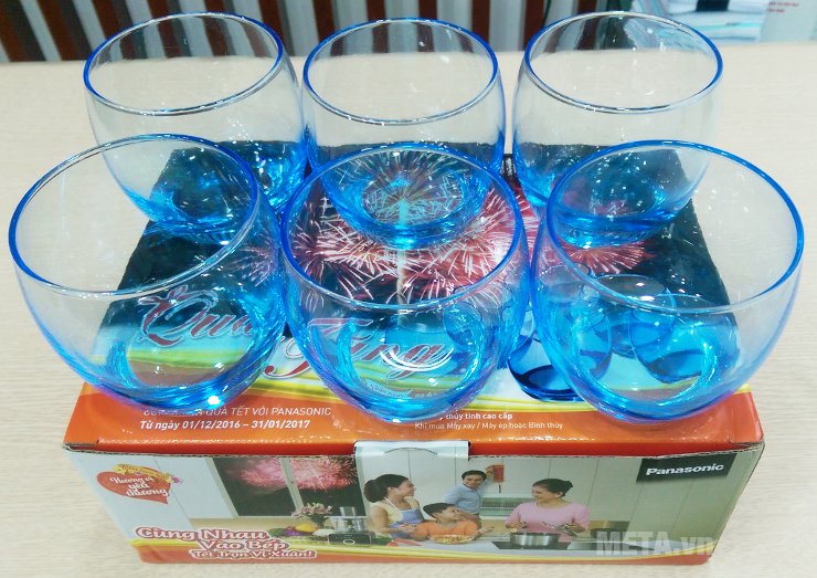 Bộ 6 ly thủy tinh Turkey Glass