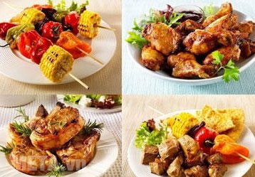 Lò nướng Sanaky VH 249S/B giúp thức ăn chín đều, thơm ngon