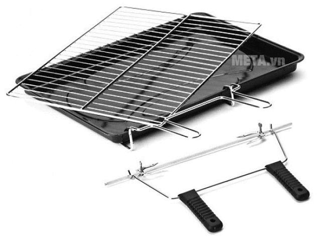 Lò nướng Sanaky VH 359N có khay nướng bằng chất liệu cao cấp 