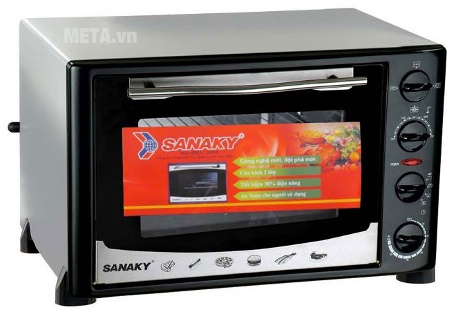 Lò nướng Sanaky VH 359N có thiết kế tiện lợi 
