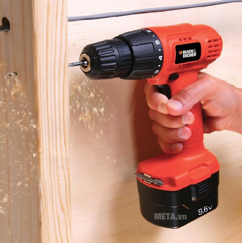 Máy khoan pin Black&Decker CD961 đảm bảo an toàn khi sử dụng