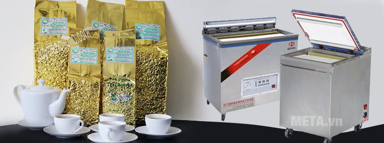 Máy hút chân không túi chè LD-660 phù hợp sử dụng trong các xưởng 