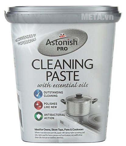 Hình ảnh chất tẩy rửa mặt bếp chuyên nghiệp Astonish 500g