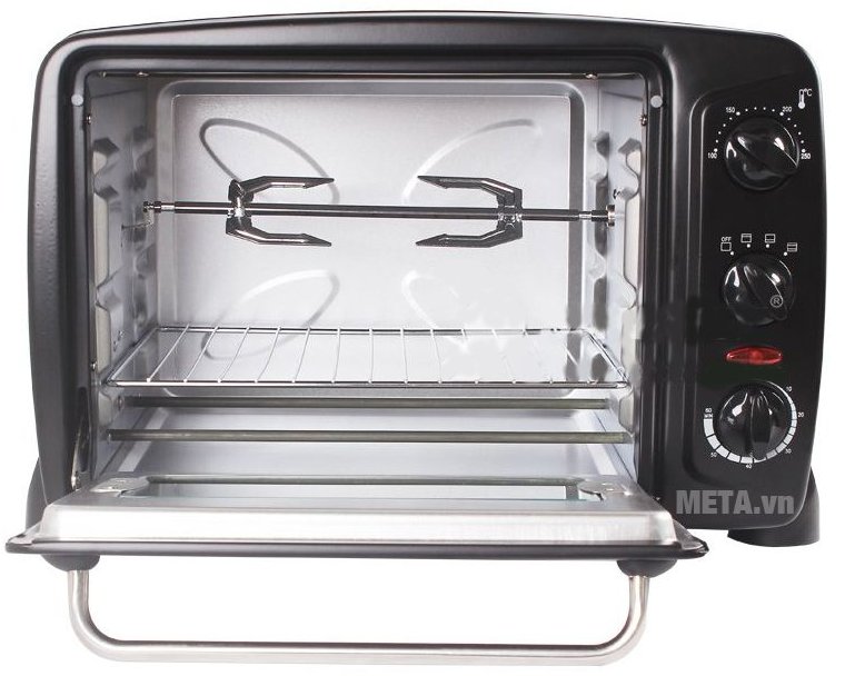 Lò nướng Sanaky VH 249S/B với chất liệu cao cấp 