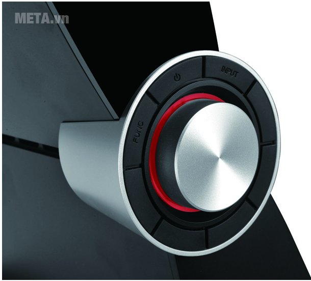 Loa Edifier C2XD optical có nút bật tắt nguồn tiện lợi 