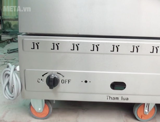 Tủ nấu cơm công nghiệp 6 khay gas và điện