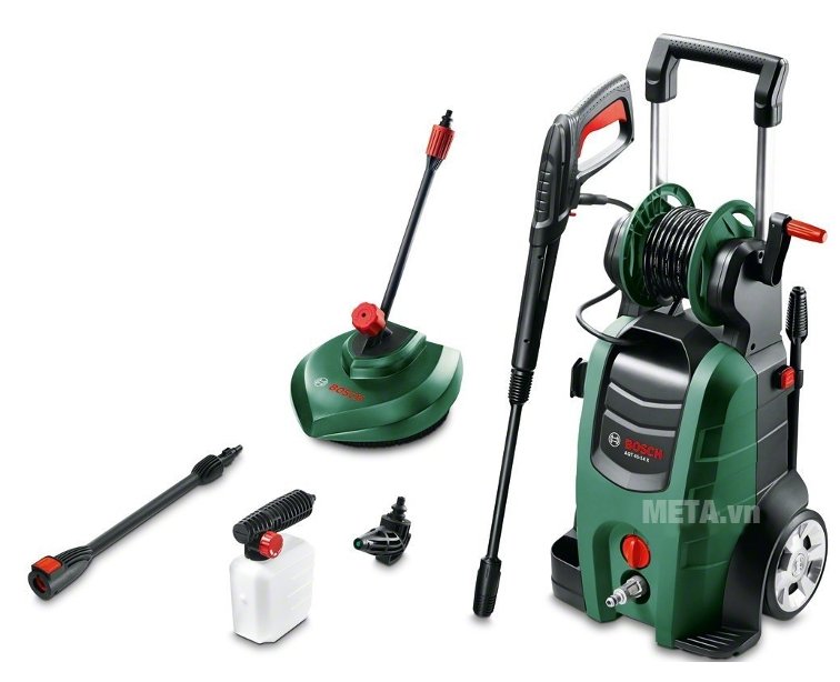 Máy rửa xe gia đình Bosch AQT 45-14X có màu xanh trang nhã