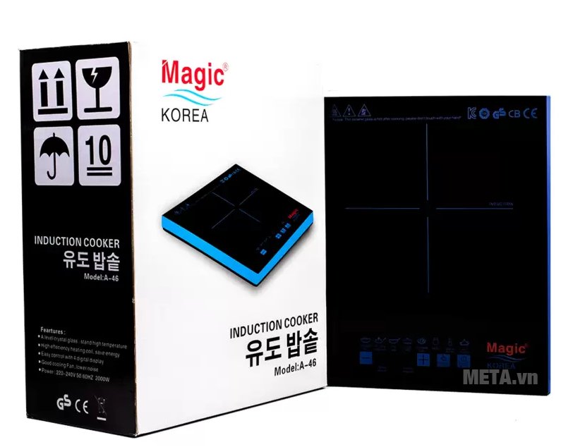 Bếp điện từ Magic A46 có công suất hoạt động mạnh mẽ