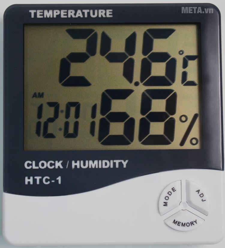 Nhiệt ẩm kế điện tử HTC-1 giúp bạn biết được chính xác nhiệt độ, độ ẩm không khí trong nhà. Nhiệt ẩm kế điện tử HTC-1 giúp bạn biết được chính xác nhiệt độ, độ ẩm không khí trong nhà.
