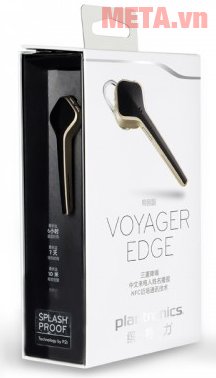 Tai nghe Bluetooth Plantronics Voyager Edge vàng đen có thiết kế hiện đại 