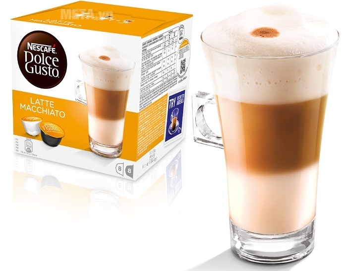 Viên nén capsule cà phê vị cà phê sữa Nescafe Dolce Gusto – Latte Macchiato