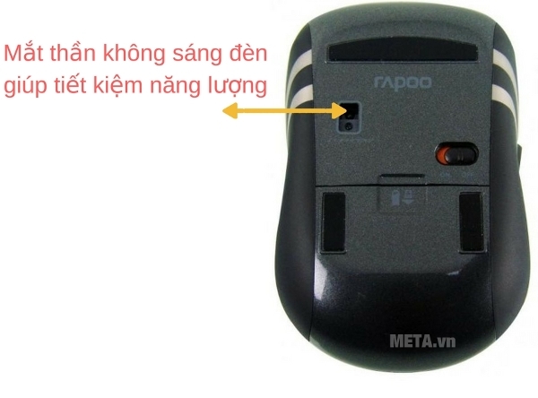 Chuột không dây Rapoo 3920P ứng dụng công nghệ Laser 