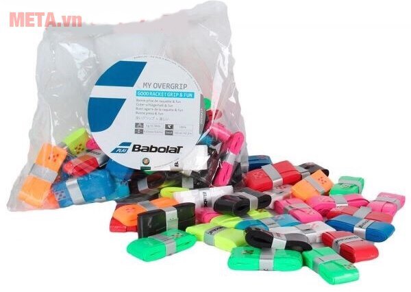 Cuốn cán vợt tennis Babolat thiết kế mỏng cho cảm giác chân thực khi cầm vợt Cuốn cán vợt tennis Babolat thiết kế mỏng cho cảm giác chân thực khi cầm vợt